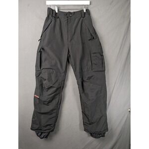Turbine Performance Boardwear Mens Black Snowboard Cargo Pants Medium